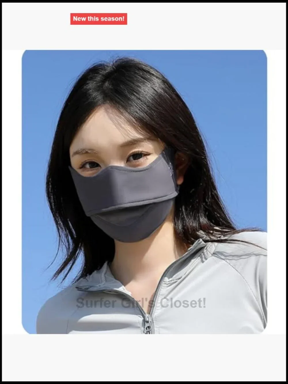 UV Face Mask, Cooling Breathable Sun Cover for Outdoors, Washable Reusable